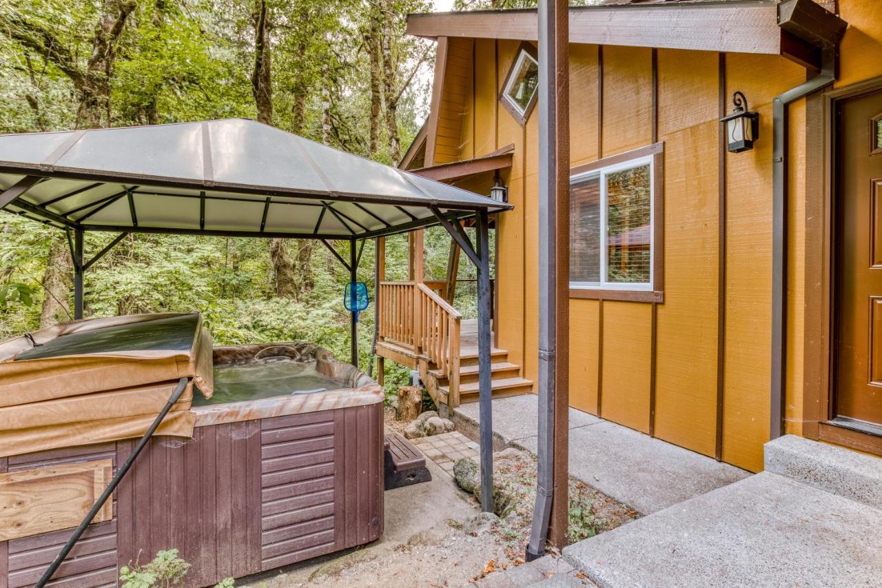 Rhododendron Creekside Cabin מראה חיצוני תמונה